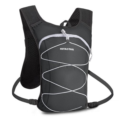 HITASTAR Hydration Backpack with 2L Hydration Bladder Lightweight Water Backpack Climbing Pouch for Hiking Hydration Pack for Running Cycling Hiking