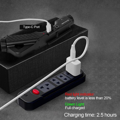XYH-Win Green Laser Sight with 1000 Lumens Flashlight Compatible with M-Lok and Picatinny Rail with Strobe Function