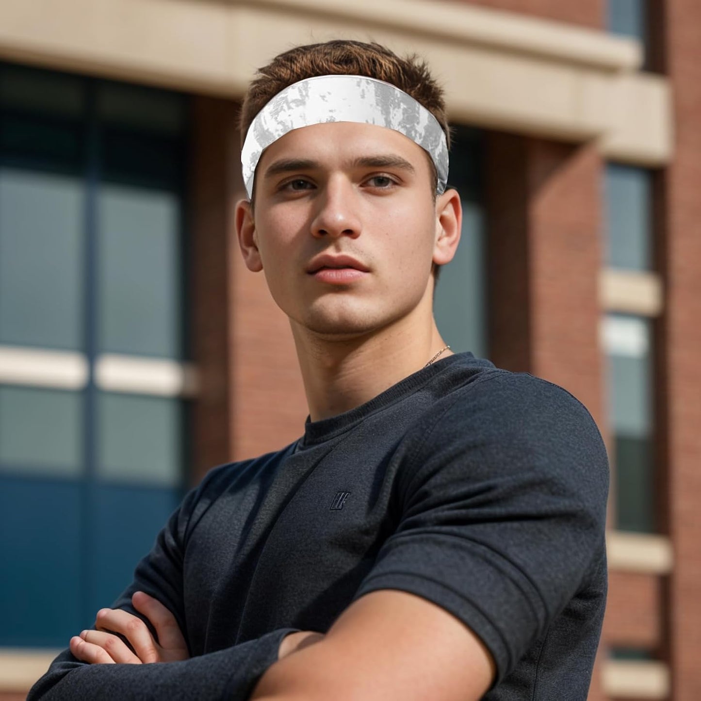 Men's 9-Pack Sports Headbands | Stretchy Sweatbands for Running & Workouts