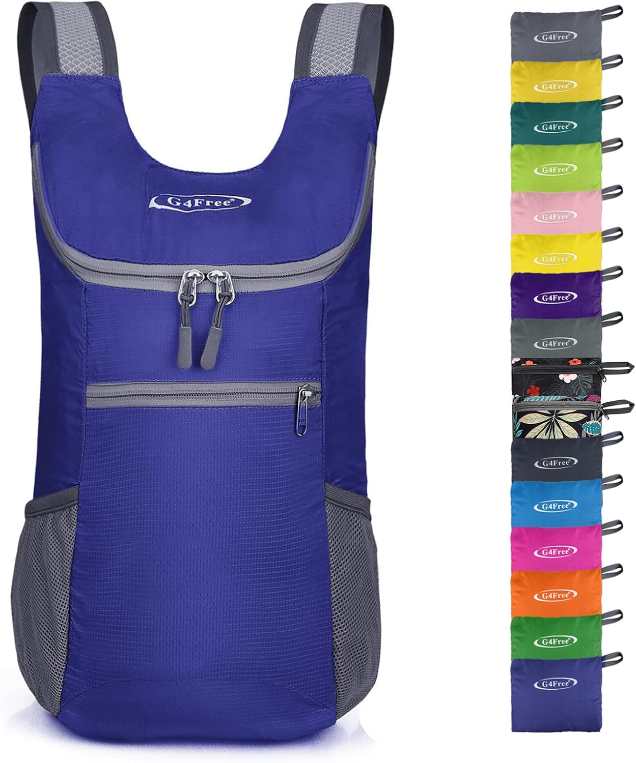 G4Free Lightweight Packable Hiking Backpack for Men Women Small Hiking Daypacks Foldable Shoulder Pack Casual Outdoor Bag 11L