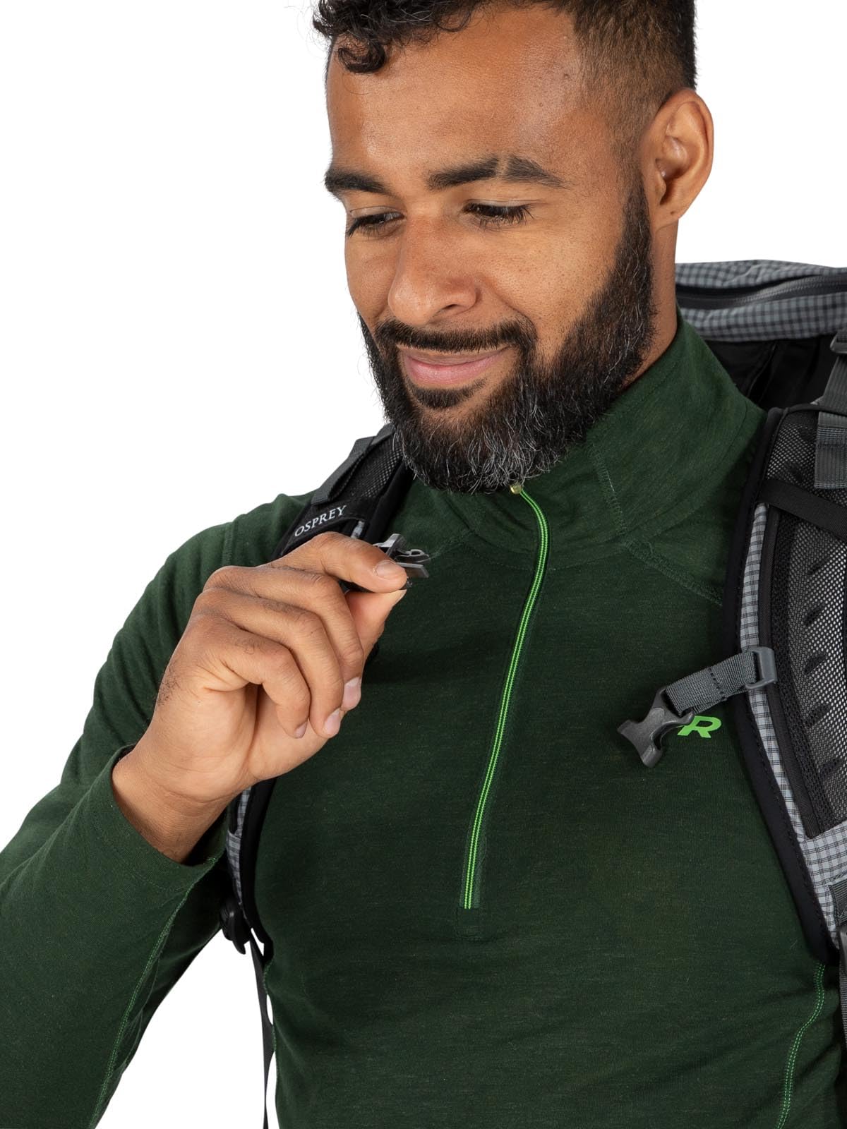 Osprey Talon Pro 30L Men's Hiking Backpack with Hipbelt, Silver Lining