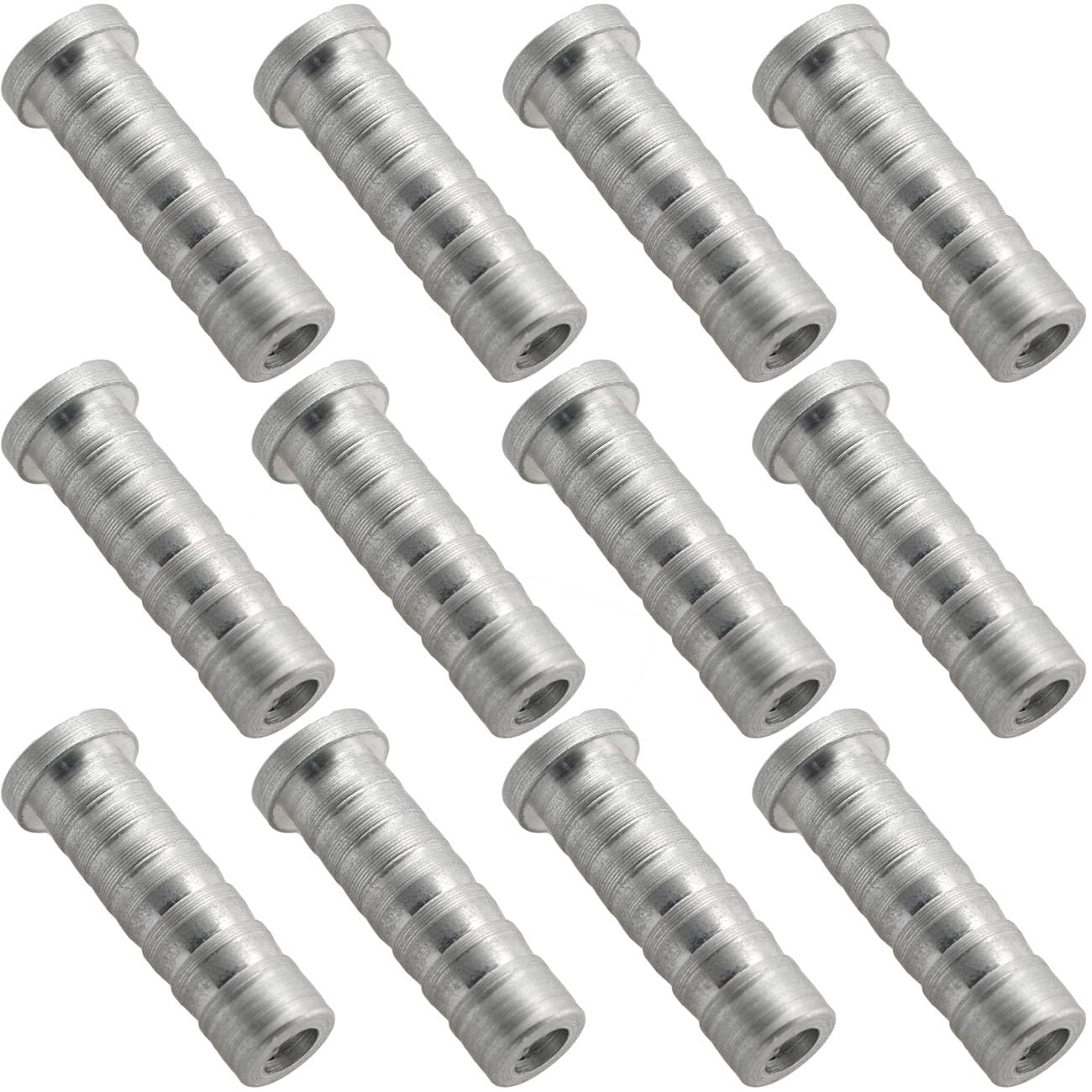 RLECS Field Points Bolt 12PCS Target Practice Arrow Points Inserts Set for Arrows Compound Bow Recurve Bow