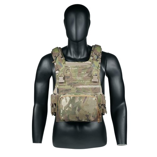 lonloke Tactical MOLLE to Loop Adapter Mounting Placard Platform,Portable and Detachable Tactical Accessories Rigid DIY Vest Backpack Front Panel (MC)