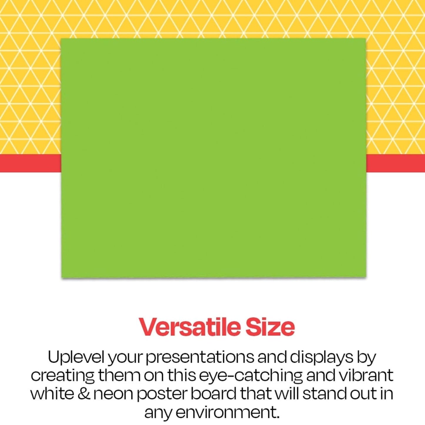 School Smart Poster Board, 11 x 14 Inches, White, 25 Count (Pack of 1) - 1371698