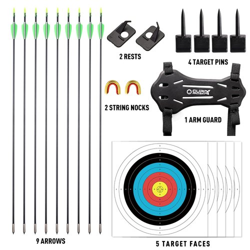 LWANO Bow and Arrow Set for Adults - Archery Takedown Recurve Bow Set for Beginners and Youth, Left & Right Handed (30lbs)