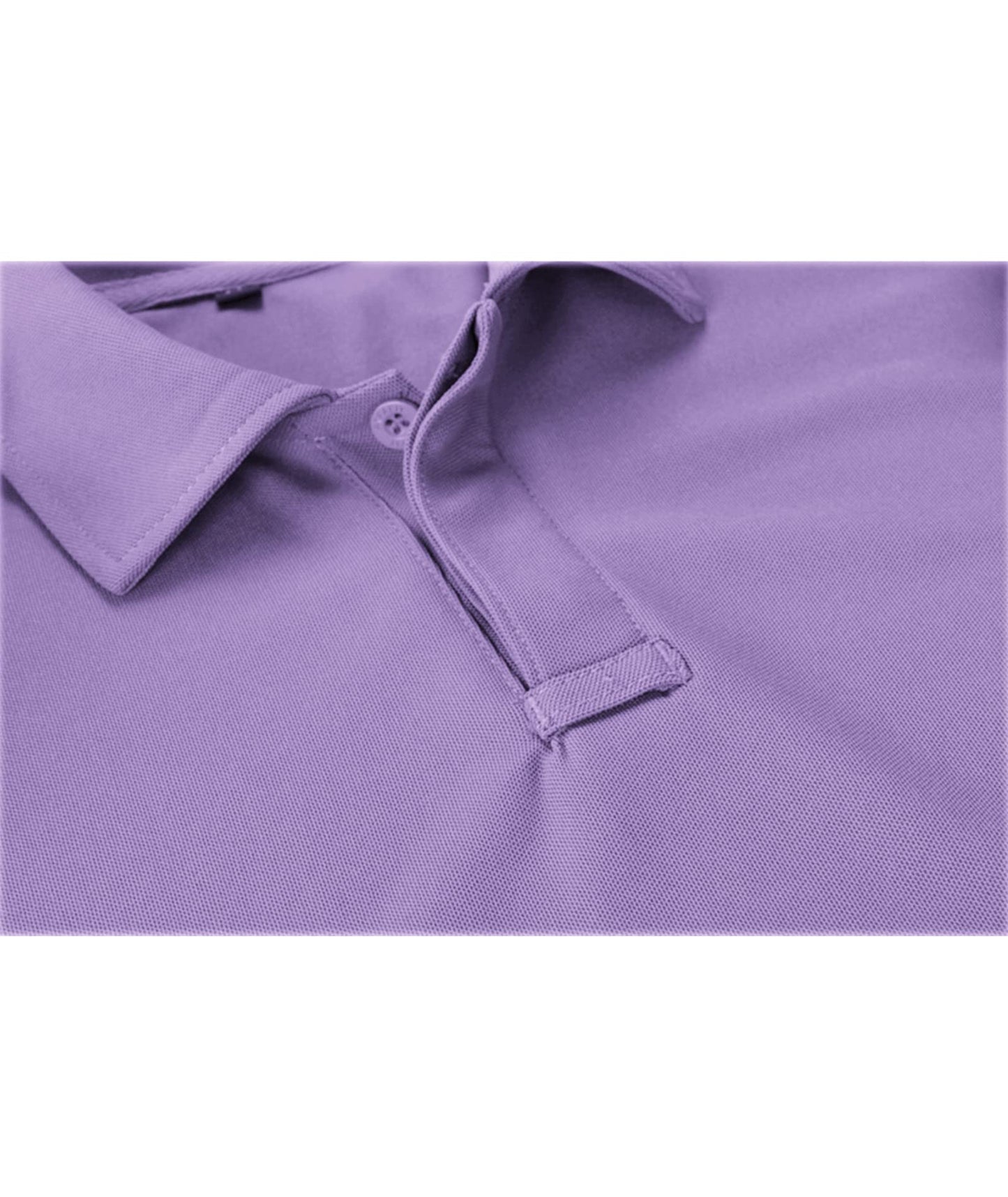 ZITY Mens Polo Shirt Short Sleeve Sports Tactical T-Shirt Athletic Golf Polos Daily Casual Stylish Collared Shirts for Men Lilac Large