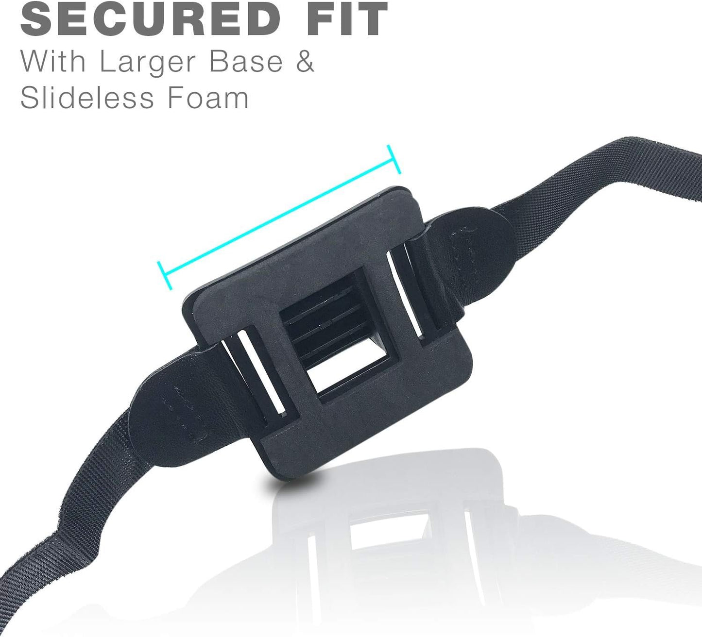 Night Provision Bike Light Helmet Mount for Cree Powered LED Bicycle Lights. Gemini, Magicshine, Stupidbright SB1, SB1600, SB2600, SB3000, Night Provision BX-300