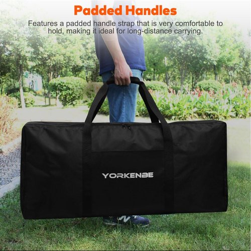 Yorkenbe Carry Bag for Camp Chef 2-Burner Stoves, 1680D Heavy Duty Camping Stove Carry Case with Padded Handles, Waterproof and Long-lasting, for Camping, Tailgating, BBQ, Size 35''x17''