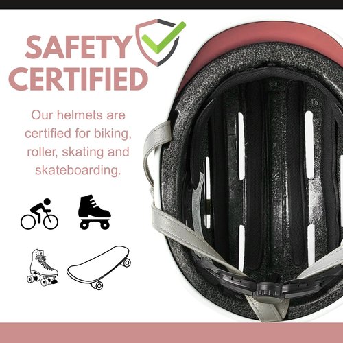 Thousand Kids Helmet – Free Reflective Sticker Pack to Customize, No Pinch Magnetic Buckle, Multi Sport Safety CSPC ASTM CE Certified – Jr Collection (Power Pink, Nylon Straps)