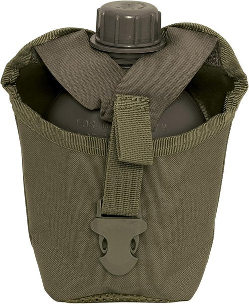 1 Quart MOLLE Canteen Pouch - Essential Hydration Accessory for Camping & Outdoor, MultiCam