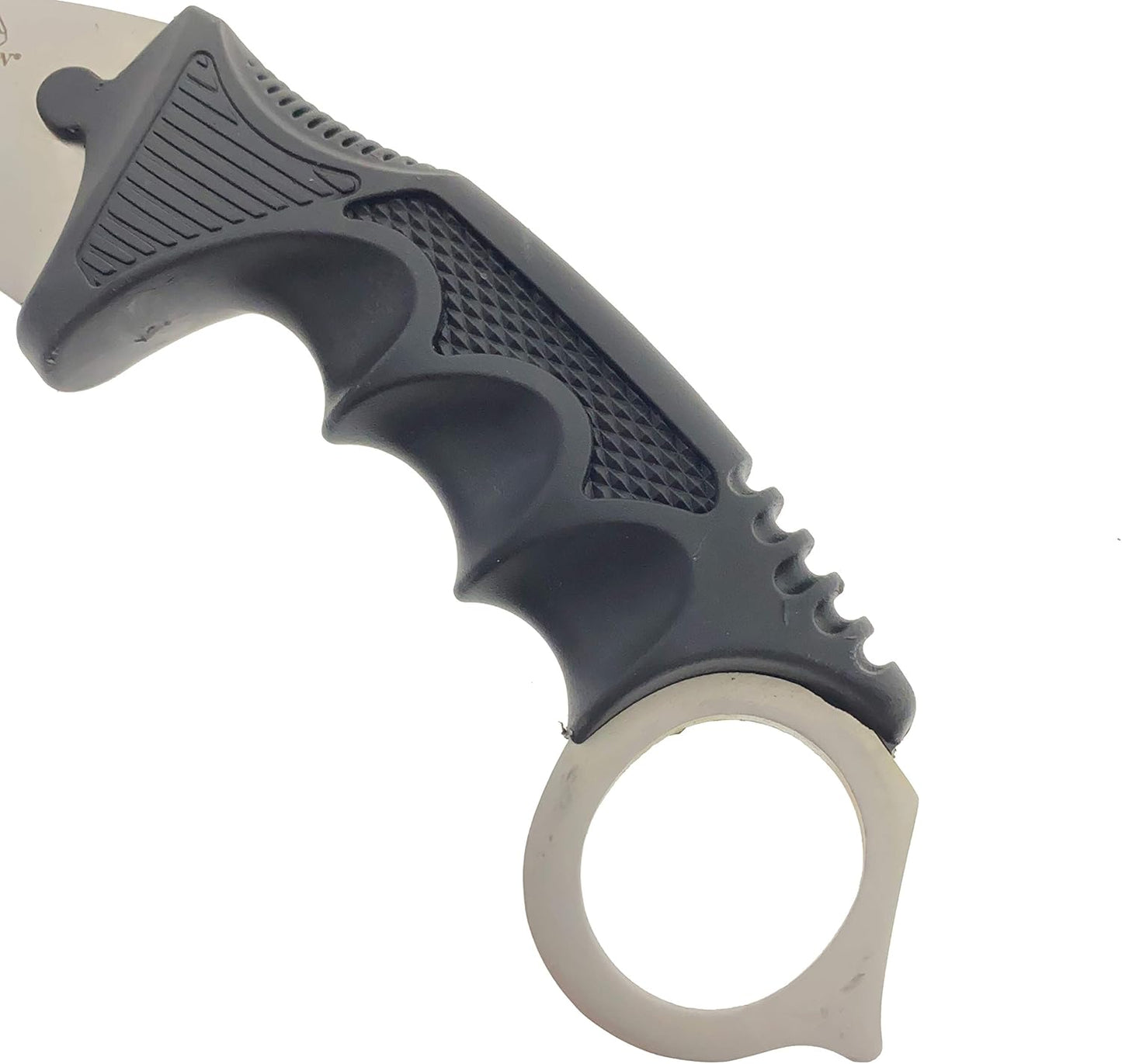 Falcon 7.5" CSGO Tactical Fixed Blade With ABS Sheath and Cord. For Collection, Gift, and Outdoors Camping Cut Ropes, Branches (Red Spider Web)