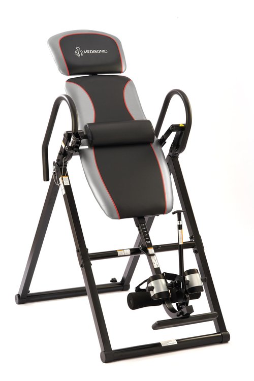 MediSonic Deluxe Inversion Table with Ajustable Lumbar Pad and 300 lb Weight Capacity