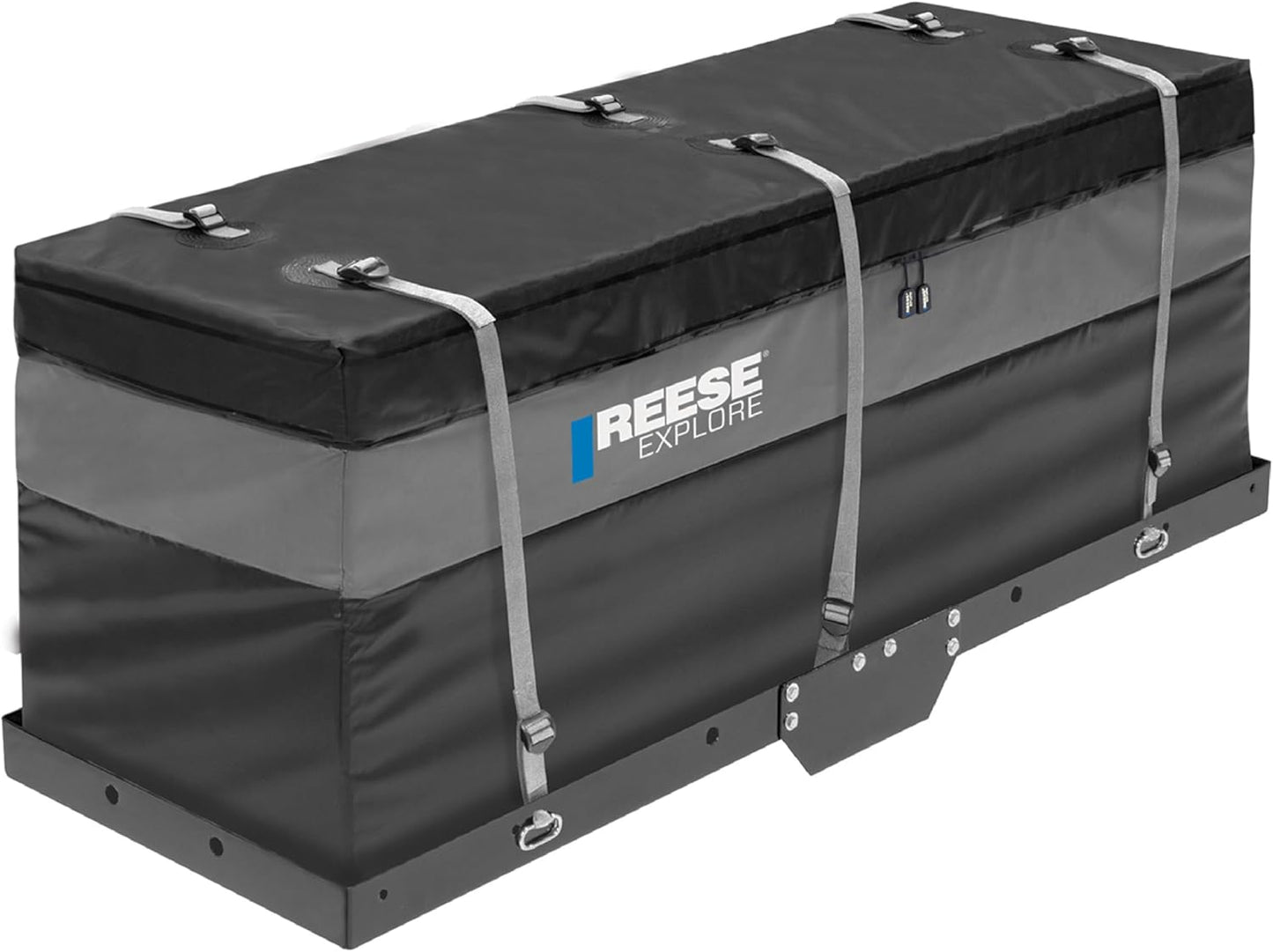 Reese Explore 63604 Amigo Hitch Mount Cargo Carrier Bag, 59 Inch x 18.5 Inch x 24 Inch, Rainproof, Fit On A Most Full-Size Hitch Mounted Cargo Carriers.