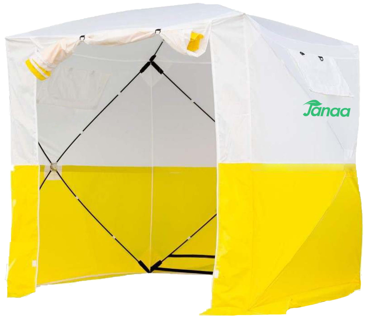 JAX3 | Professional Work Tent | Pop Up | UV50+| 6,2x6,2x7,05 Ft | Instant Quick and Easy Tool-Free Setup | Waterproof | Slicing, Commercial Tent, Fiber Optic for Heavy-Duty Use