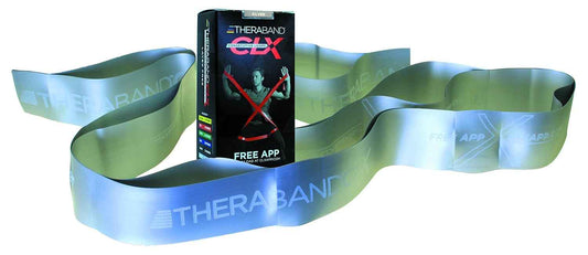 THERABAND CLX Super Heavy Resistance Band with Loops - 5ft Fitness Band for Full Body Workouts & Home Exercise