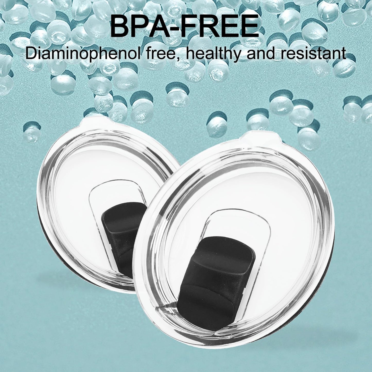 2Pack 30 OZ Magnetic Tumbler Lid Compatible with YETI Rambler.
