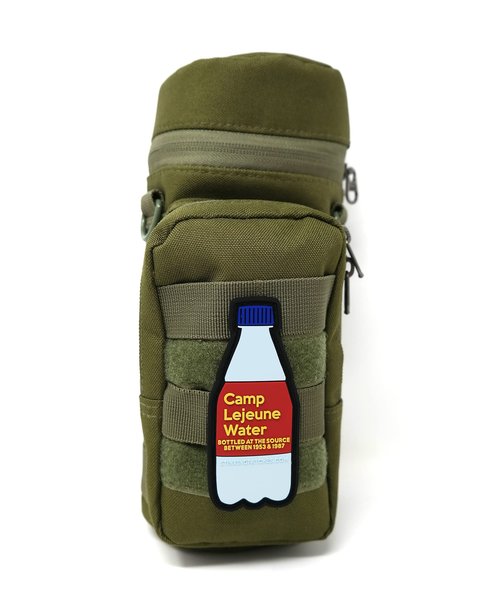 Camp Lejeune Water Bottle PVC Hook and Loop Patch | Funny Tactical Patch