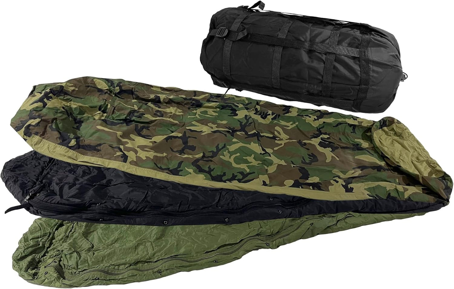 Military Modular Sleep System 4 Piece with Goretex Bivy Cover and Carry Sack