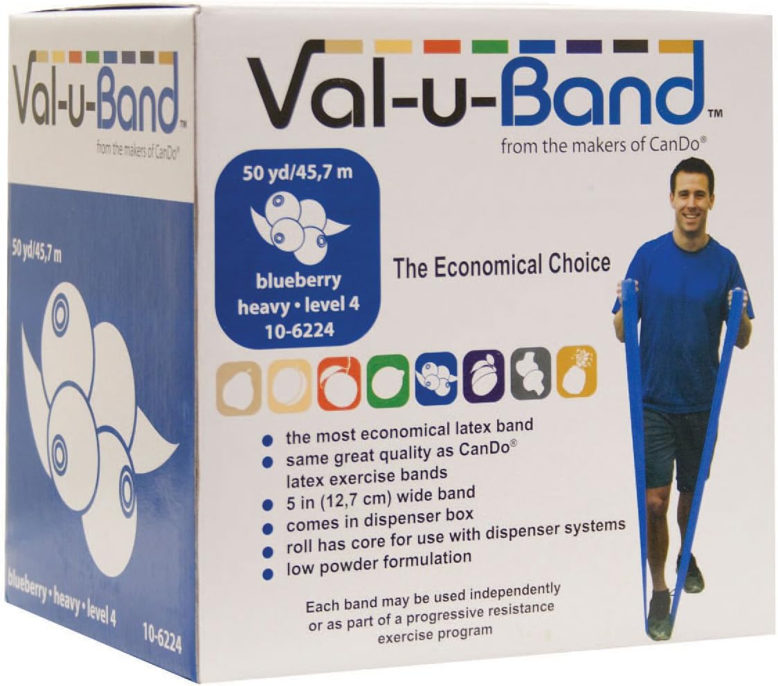 Val-U-Band Blueberry Exercise Resistance Band - 10-6224 for Strength Training