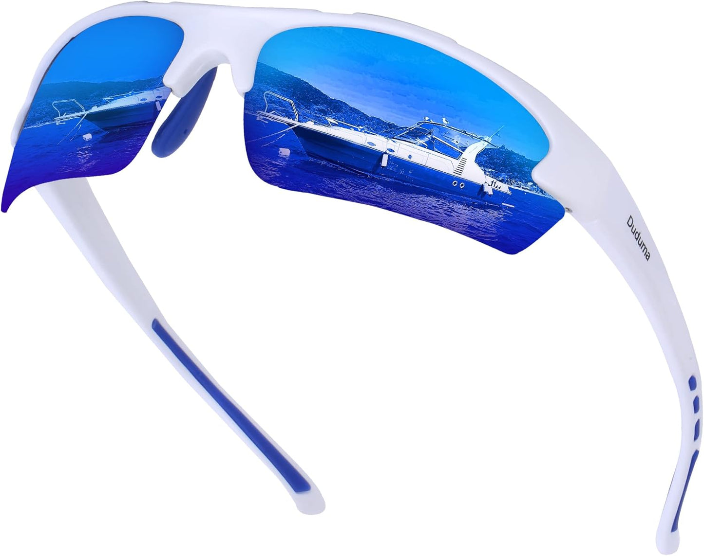 Polarized Sports Sunglasses for Men - Lightweight Tr62 Frame for Fishing, Cycling, Golf & Running