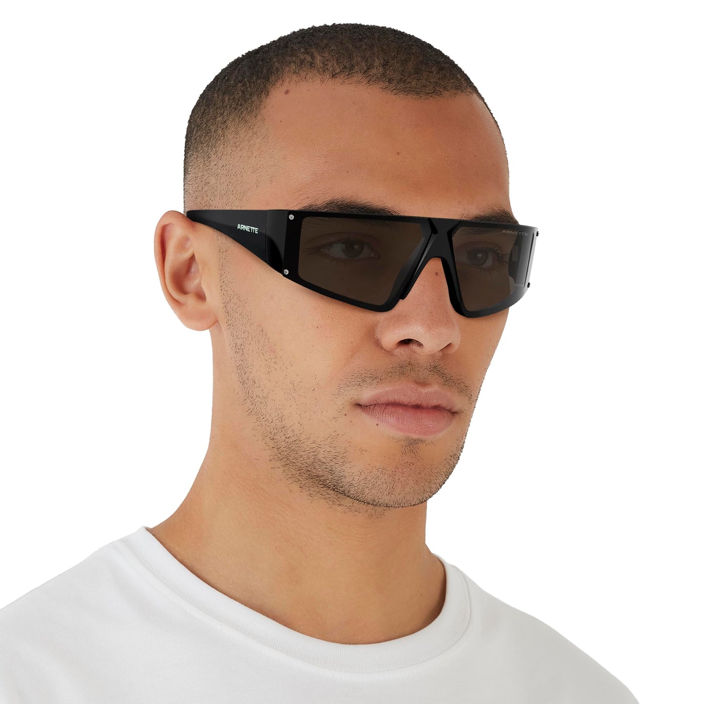 ARNETTE Sunglasses AN 4332 29006G Saturnya Black Light Grey Mirr