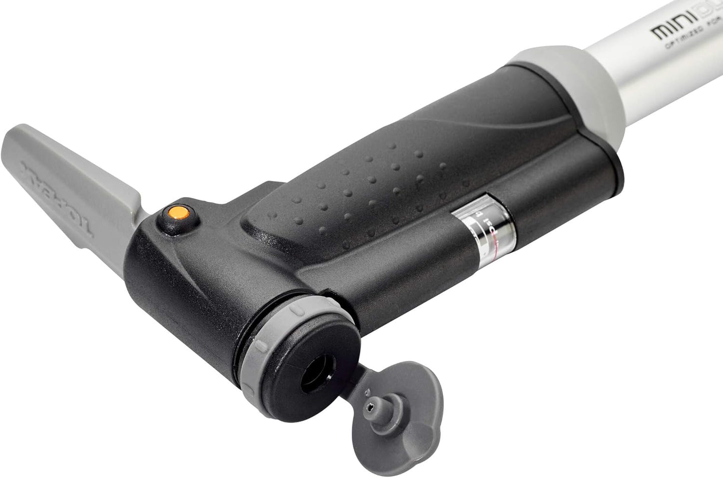 Topeak Mini Dual G Bike Pump with Gauge, Silver, 10.8” x 1.5” x 0.7”