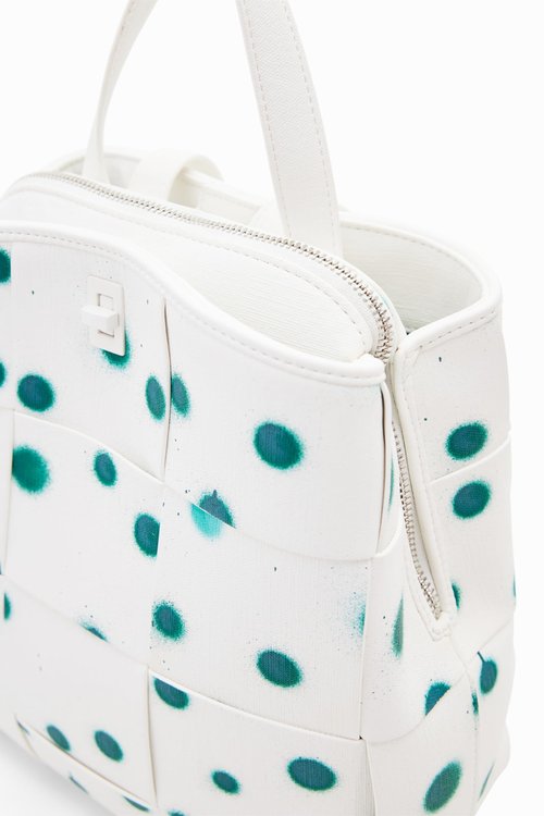 Desigual Women's Accessories PU Backpack Mini, White, One Size