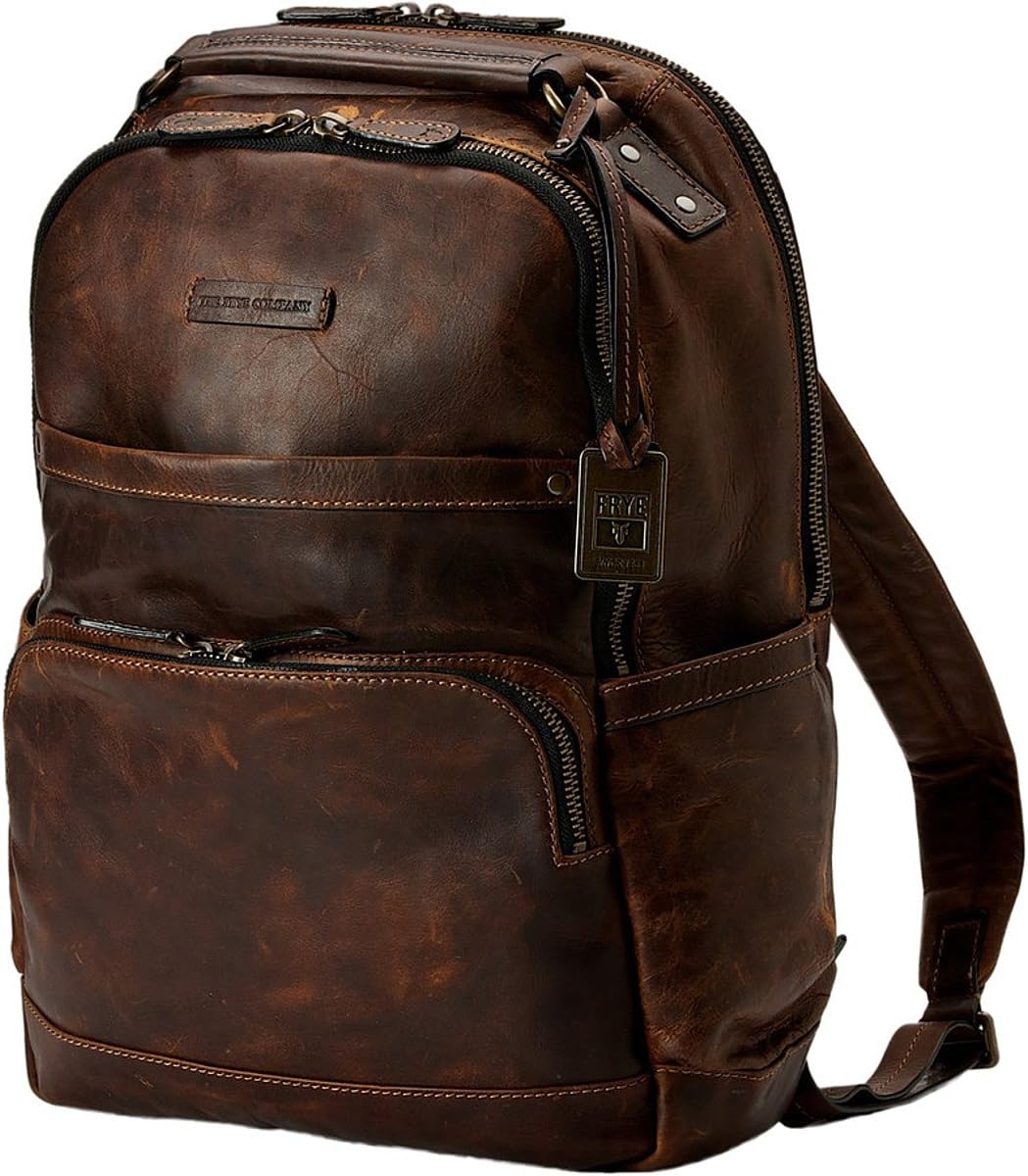 FRYE Logan Backpack Backpack Cognac Antique Pull Up One Size