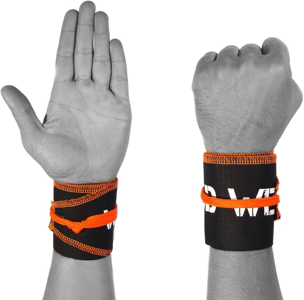 Powerlifting Wrist Wraps for Strength Training & CrossFit - One Size Fits All