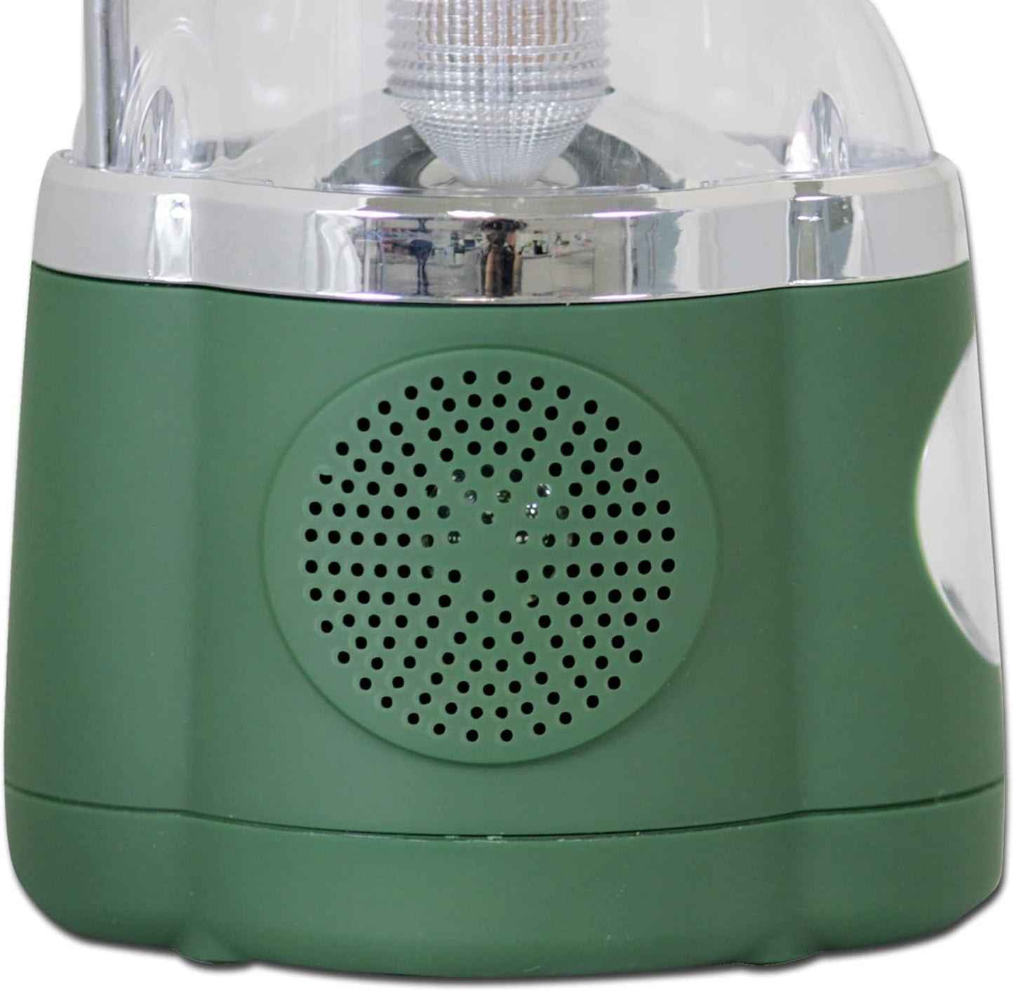 190485 12-LED Lantern with 4-LED Flashlight & AM/FM Radio (Green)