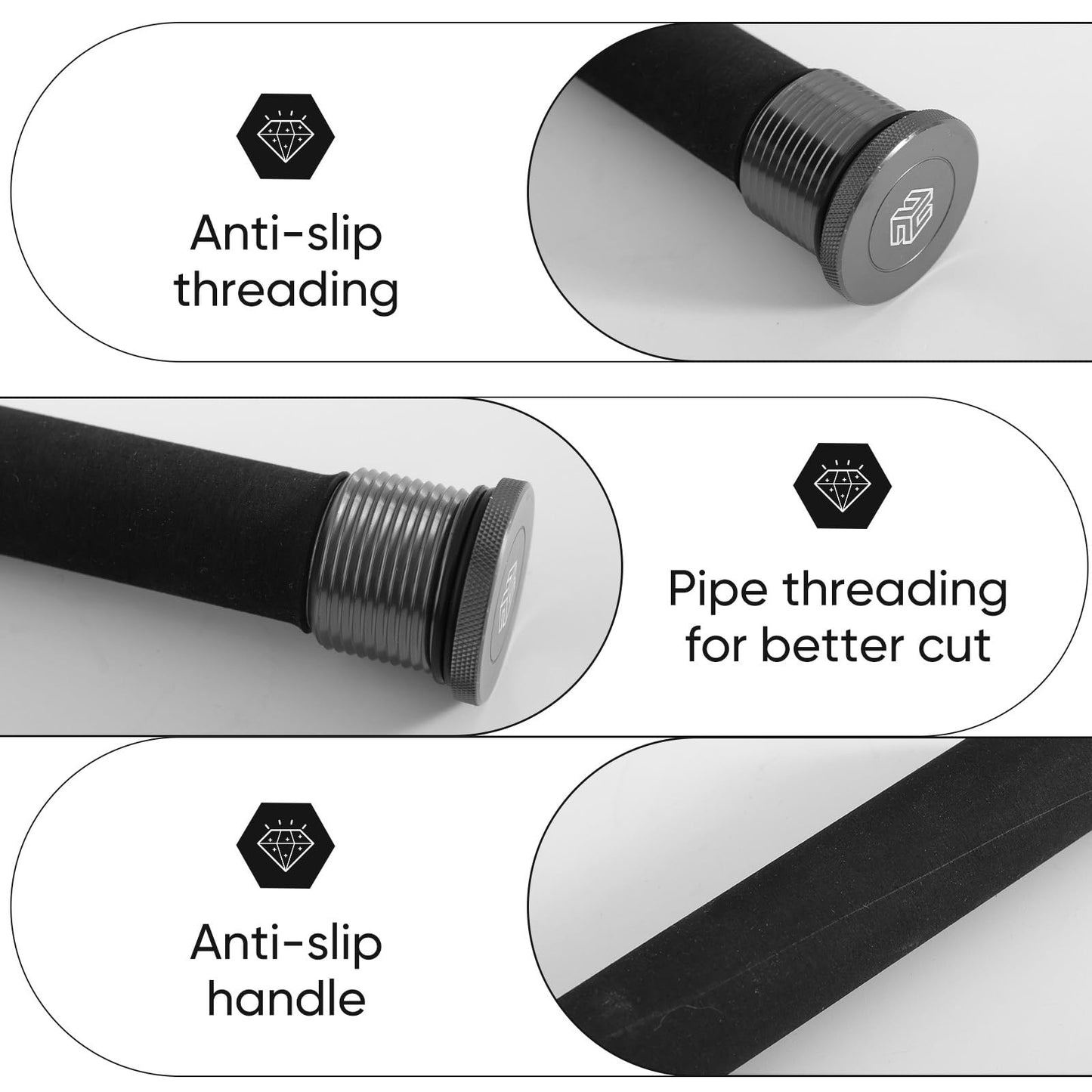 GaiRen Fishing Knot Puller Tool, FG GT Knot Tying Tool, PE Fishing Line Knot Grippers Line Dragger Tightener (Gray)