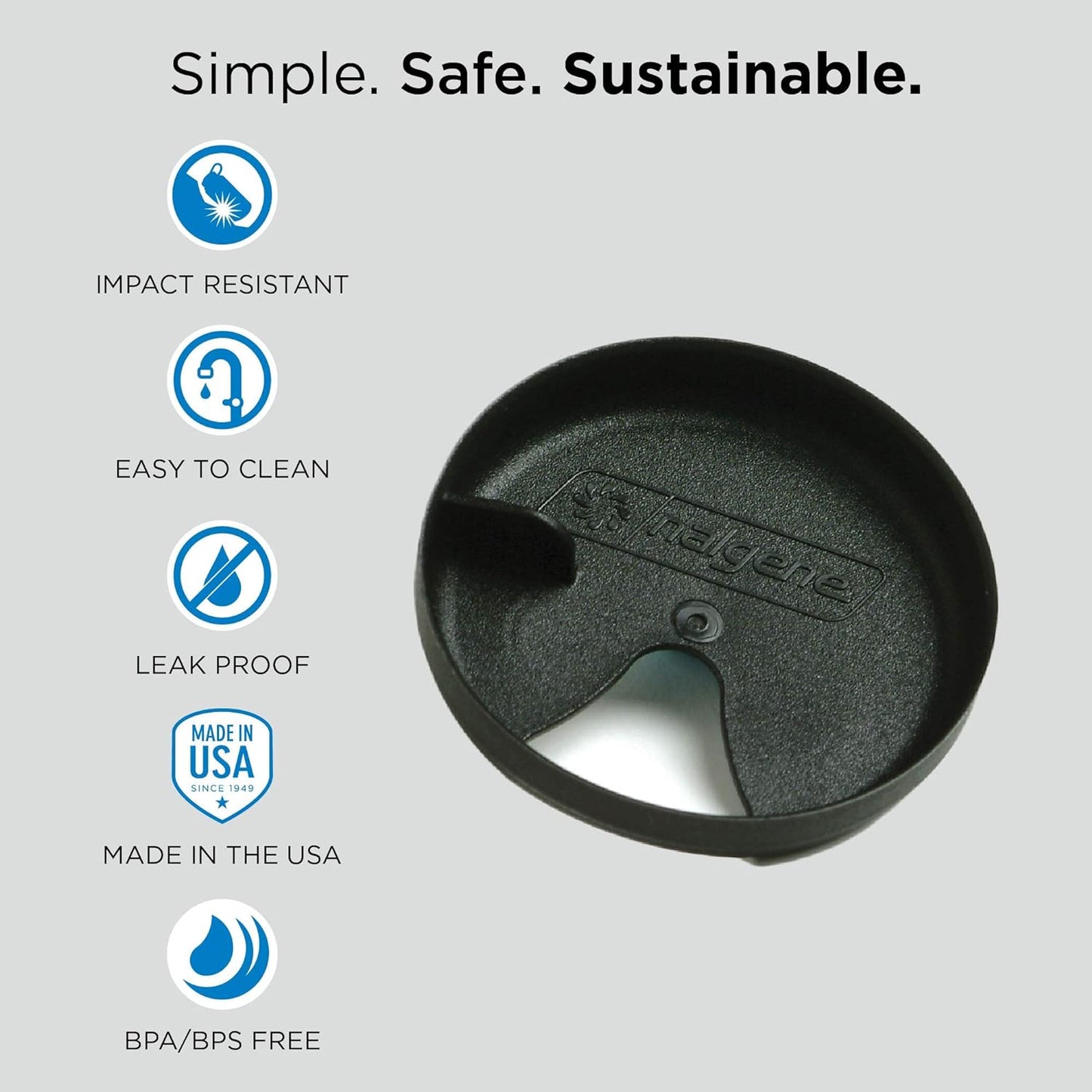 Nalgene Easy Sipper - Designed specifically for your NALGENE 32 Oz wide mouth bottle