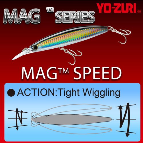 Yo-Zuri MAG Speed (S) 120mm 4-3/4" HDW