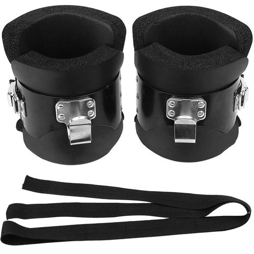 KooingTech 220.5lb Inversion Boots, Anti Gravity Boots for Hang Upside Down, Upside Down Shoes for Pressure Relief with 30MM Comfortable Foam Padding and Locking Clips, 7.9X5.5IN
