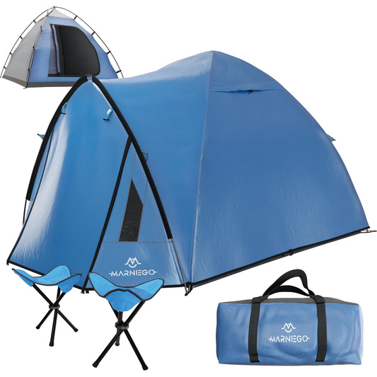 Pop Up Tents for Camping & Hiking - 2 Person & 1 Person Ultralight Tents