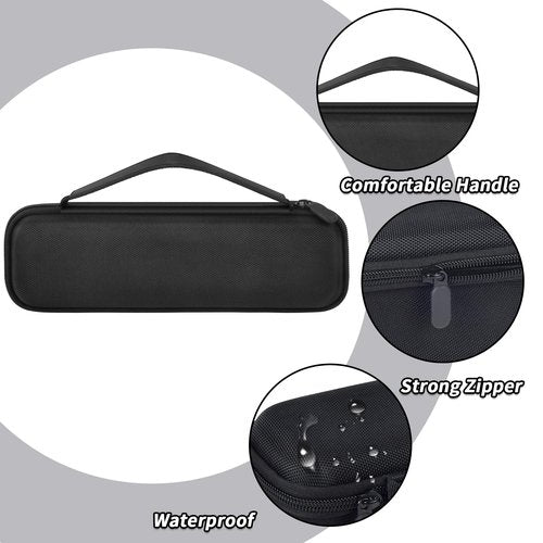 Boobowl Case Compatible with BYSOU/for AsFrost/for SupeDesk/ for Outask Camping Light Telescopic and Collapsible Night Mobile Lighting Battery, Outdoor Camping Lantern Bag (Box Only) (Black)