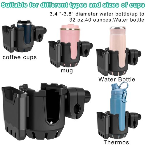 Hunting Accessories,Tree Stand Cup Holder for Deer Duck Turkey Hunting Essentials,Hunt Gear Gifts for Men,Tethered Saddle Huntings Platform System Kit Hunt Ground Blind Swivel Chair Equipment (1PCS)
