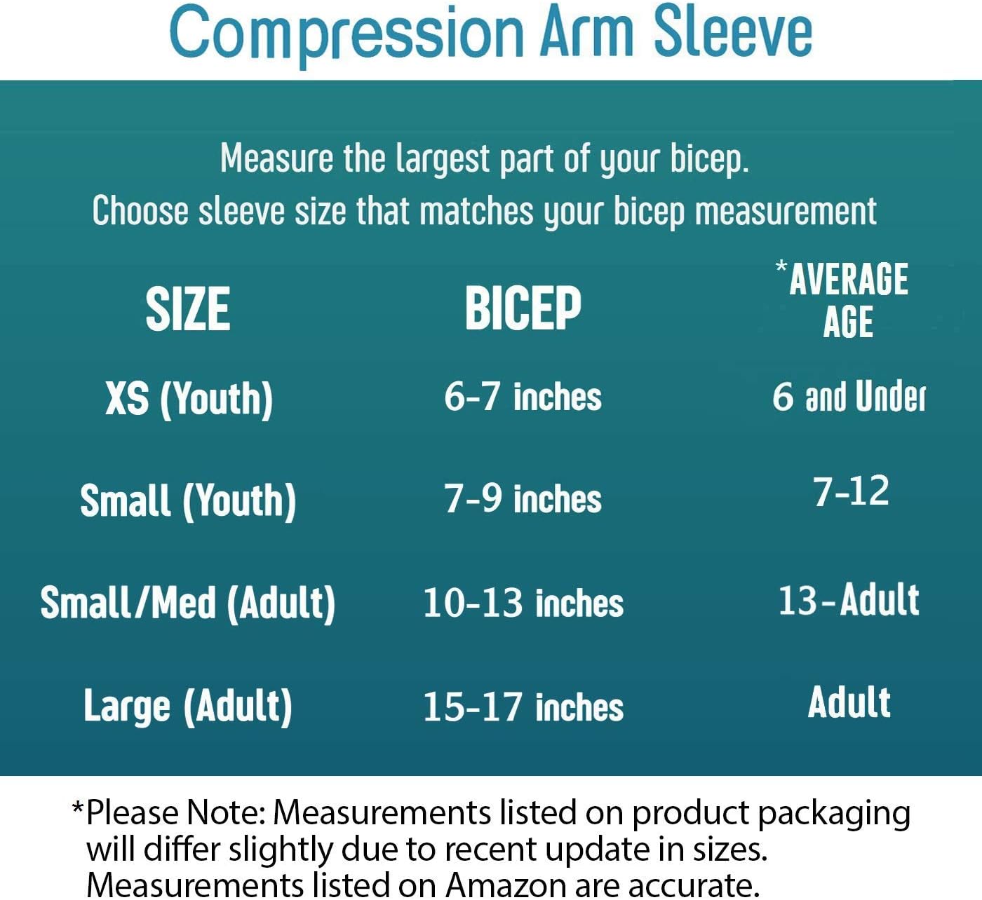 Solid Color Compression Arm Sleeves by Bucwild Sports Youth & Adult (1 Pair)