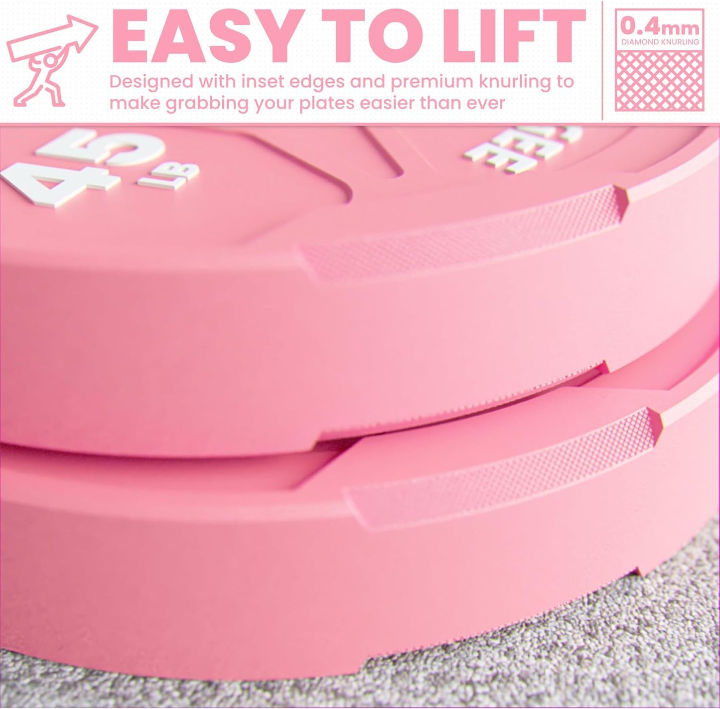 Synergee Bumper Plates – Durable Olympic Weight Plates, Low-Bounce Rubber for Strength Training, Powerlifting, and Functional Workouts.