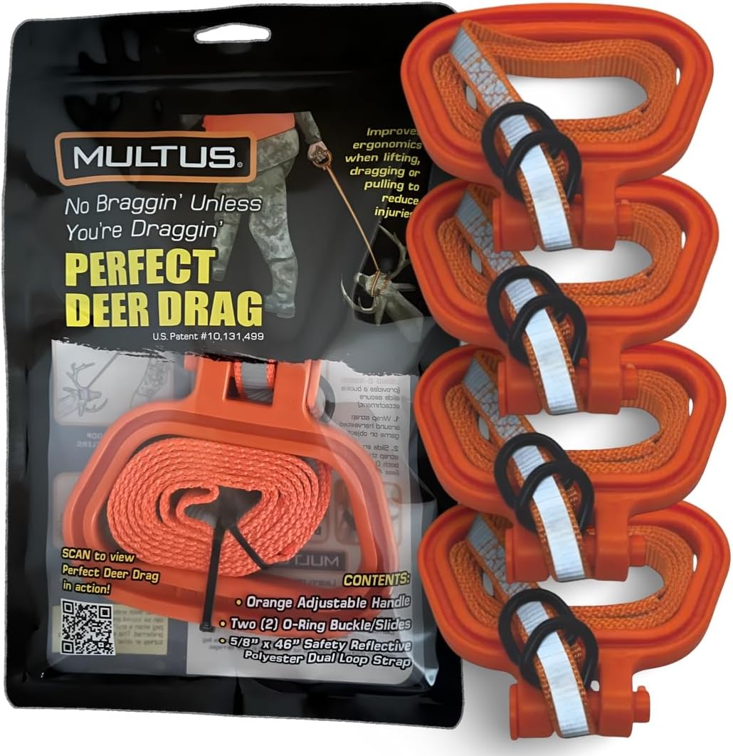 MULTUS Perfect Deer Drag Rope - Unique Hunting Gifts for Men - Essential Hunting Gear and Accessories - Deer Pull Strap