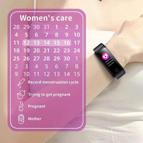 WELESS Fitness Tracker with 24 Hour Heart Rate Monitoring Sleep Monitoring Fitness Watch with Pedometer IP68 Waterproof Smart Bracelet with Step Tracker for Women Men