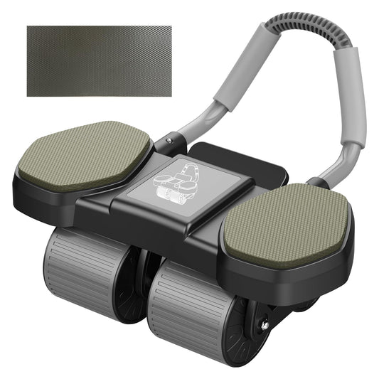 Auto-Rebound Ab Roller With Multifunctional Fitness Board,Core Strength Training, Push-Up Plank Stand, Ab Workout Equipment