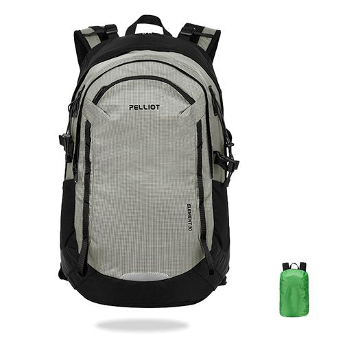 YSUJUAN 30L Hiking Daypack Waterproof Backpack for Women & Men Hiking Camping Outdoor Travel Day Backpack Pack with Rain Cove,Grey