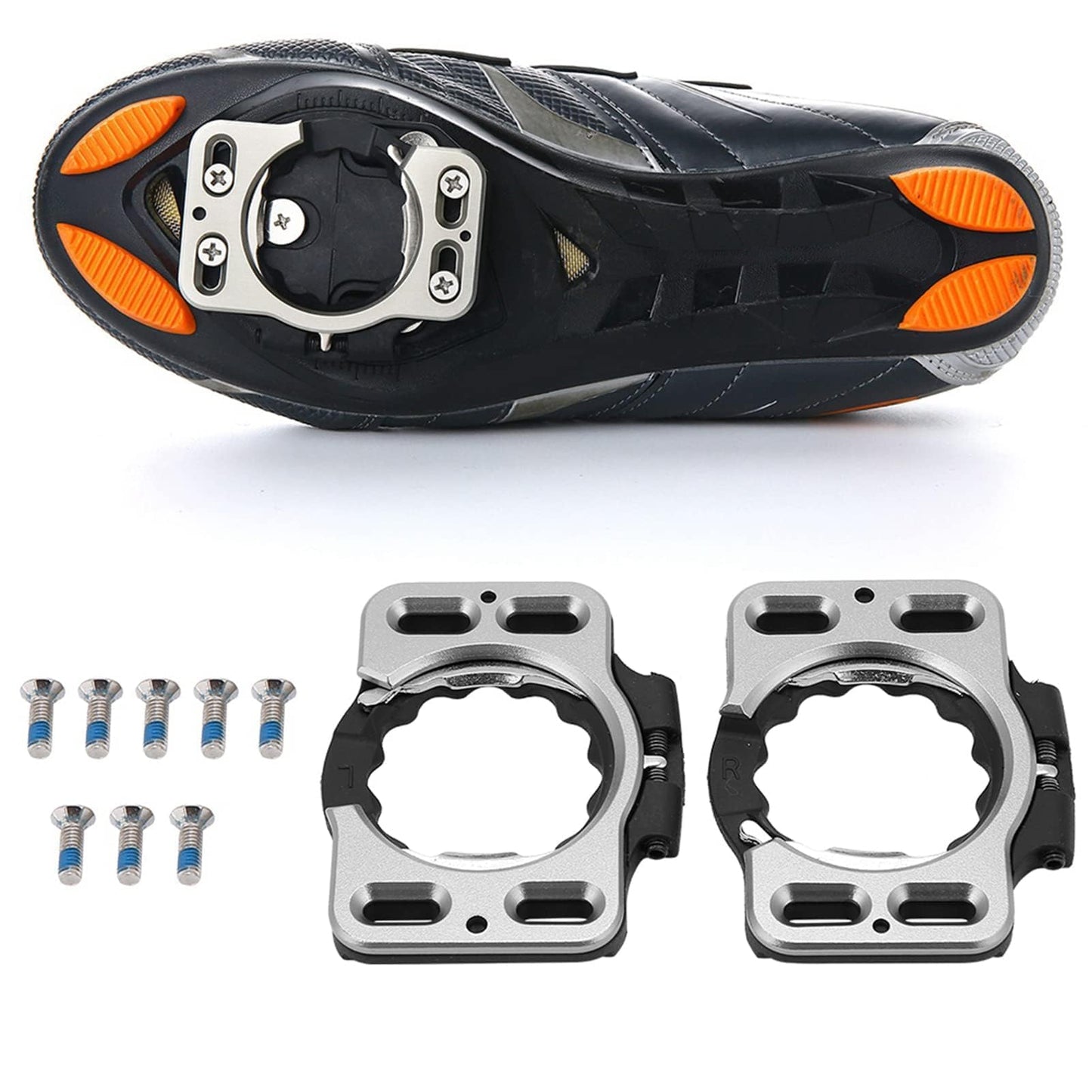 7.3x5.9x0.8 CM / 2.87x2.32x0.31in Cycling Shoe Cleats, Bicycle Pedal Cover Quick Release Pedal Clip Shoe Shields for Speed Play Zero
