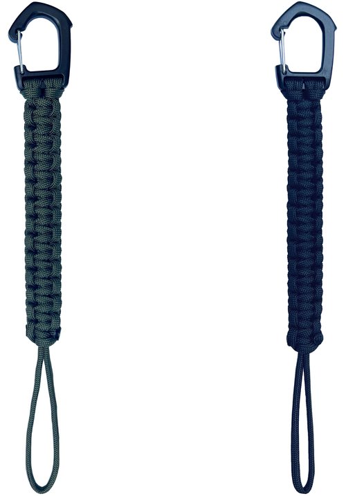 KUDAAL Paracord Keychain Lanyard Woven Tether Tactical Lanyard Paracord Keychain for Wallet Accessories Carry for Camping Fishing Walking Outdoor Activities Office School Set of 2