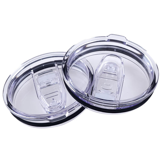 AICMEI 2 Replacement Lids for 20oz Stainless Steel Tumbler Lids-Replaces Only Covers With a Top Diameter of 3.4 inches（Bottom Diameter of 3.23 inches）