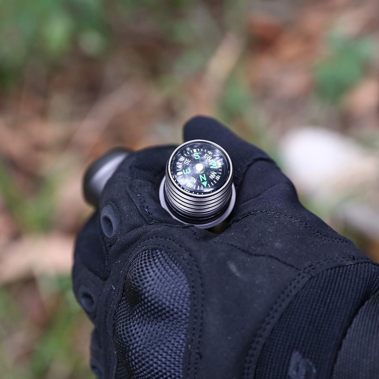 aiGear Walking Hiking Stick with Compass and Whistle, 14 in 1 Survive Walking Hiking Stick Outdoor Trekking Poles with Solid Durable Survive Tools 6 Tubes