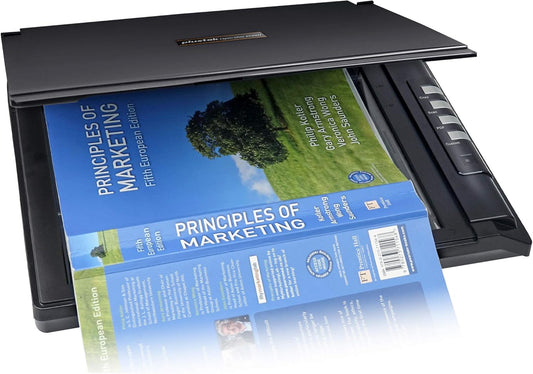 Plustek OpticSlim 2700 - High Speed Flatbed Scanner, 3sec Fast scan Speeds. Compact Design for Home and Home Office. Windows and Mac Support