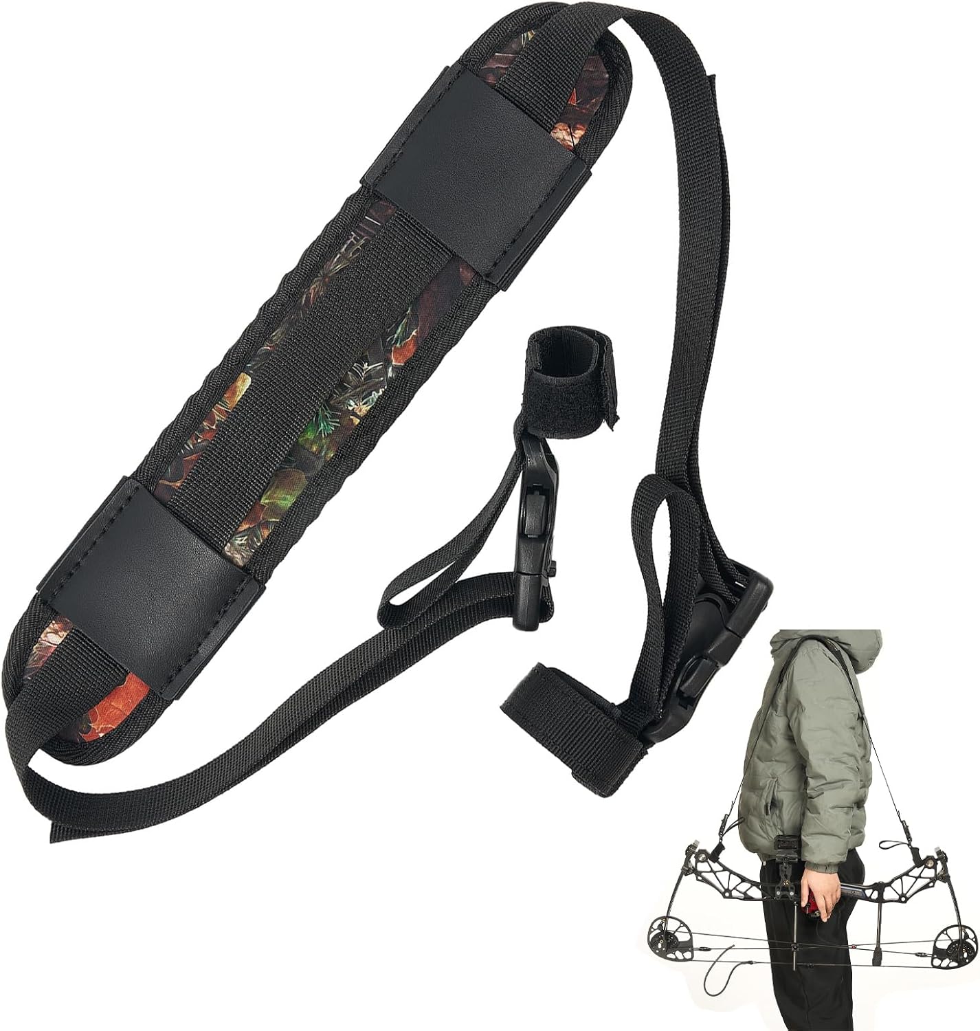 TOPARCHERY Compound Bow Sling Archery Carry Bag Shoulder Strap Hunting
