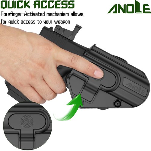 Hellcat Pro Holster Fits Sccy CPX-1 CPX-2 Gen 3 | Taurus GX4, Universal OWB Paddle Gun Holsters for P365 X Macro | M&P 9mm | Glock 17 19 X 43 MOS 44 45 48 | Ruger 57, Auto-Lock | Adjustable Tightness